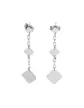 Boucles d'Oreilles 3 Losanges en Or