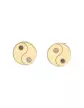 Boucles d'Oreilles Yin Yang en Or