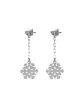 Boucles d'Oreilles Pendantes Flocon