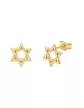 Boucles d'Oreilles Étoile de David en Or