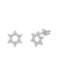 Boucles d'Oreilles Étoile de David en Or