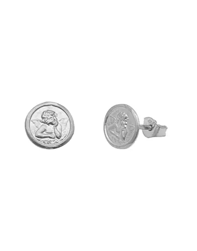 Boucles d'Oreilles Puce Ange en Or