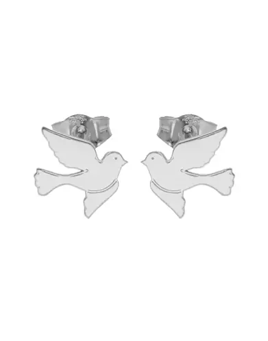 Boucles d'Oreilles Puce Colombe en Or