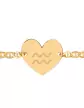 Bracelet Coeur Chaîne Marine Pré Illustrée Zodiaque Signe