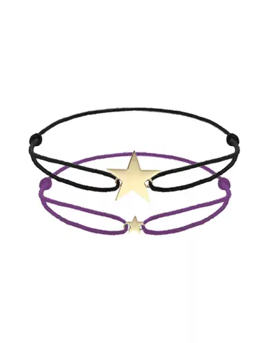 Duo Bracelets Cordons Étoile Maman Enfant