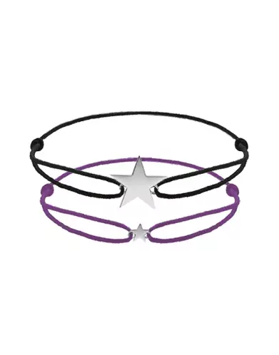 Duo Bracelets Cordons Étoile Maman Enfant