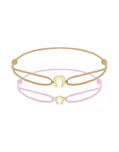 Duo Bracelets Cordons Fer à Cheval Maman Enfant