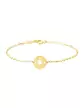 Bracelet Médaille Étoile en Or