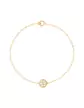 Bracelet Or jaune Filigrane Motif Rond