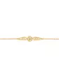 Bracelet Or jaune Filigrane Motif goutte