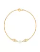 Bracelet Or jaune Filigrane et Trèfle Nacre