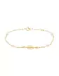 Bracelet Filigrane et Perles en Or jaune