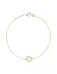 Bracelet Or jaune 18K Coeur Ajouré