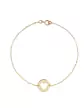 Bracelet Or jaune 18K Coeur Ajouré Rock
