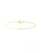 Bracelet en Or Jaune 18K Trèfle de Nacre