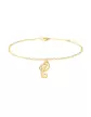Bracelet Lettre Anglaise en Or Personnalisable