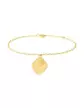 Bracelet Breloque Médaille Ange en Or