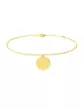 Bracelet Breloque Médaille Colombe en Or