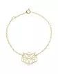 Bracelet Origami Chouette en Or