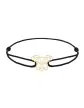 Bracelet Cordon Origami Bulldog en Or