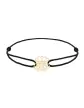 Bracelet Cordon Origami Lion en Or