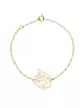 Bracelet Origami Licorne en Or