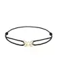 Bracelet Cordon Origami Papillon en Or