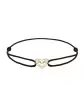 Bracelet Cordon Origami Coeur en Or