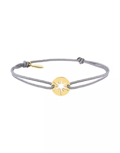 Bracelet Cordon Etoile Or