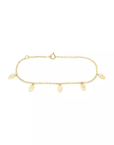 Bracelet 5 Pampilles filigranes en Or jaune