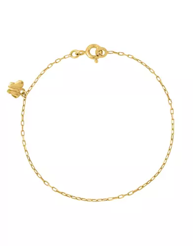 Bracelet en Or 18K Breloque Papillon