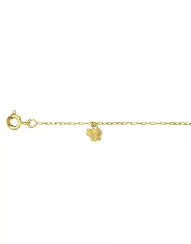 Bracelet en Or 18K Breloque Papillon