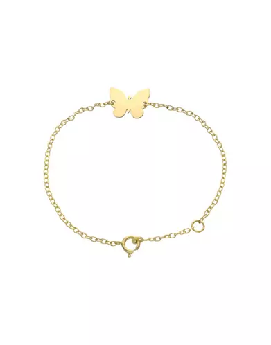 Bracelet Motif Papillon en Or jaune ou blanc