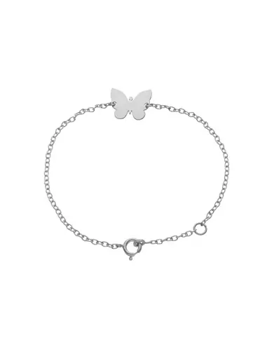 Bracelet Motif Papillon en Or jaune ou blanc