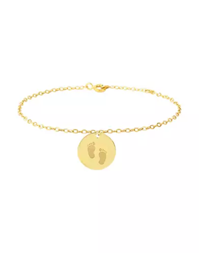 Bracelet Breloque Petits Pieds en Or
