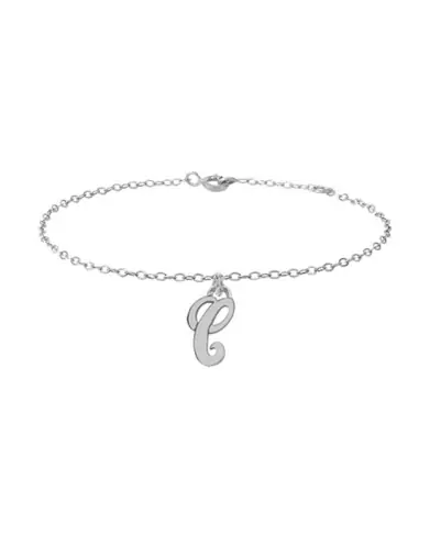 Bracelet Lettre Anglaise en Or Personnalisable