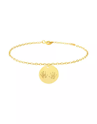 Bracelet Breloque Petits Mains en Or