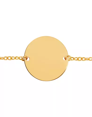 Bracelet Rond Chaîne Forçat Personnalisable pour Enfant