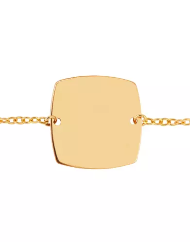 Bracelet Tonneau Chaîne Forçat Personnalisable pour homme