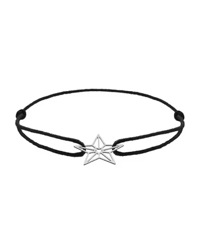 Bracelet Cordon Origami Etoile en Or