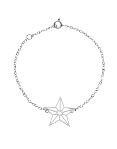 Bracelet Origami Etoile en Or