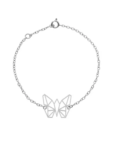 Bracelet Origami Papillon en Or