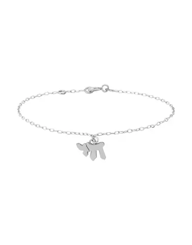 Bracelet Breloque Signe de Vie, Symbole HAI en Or