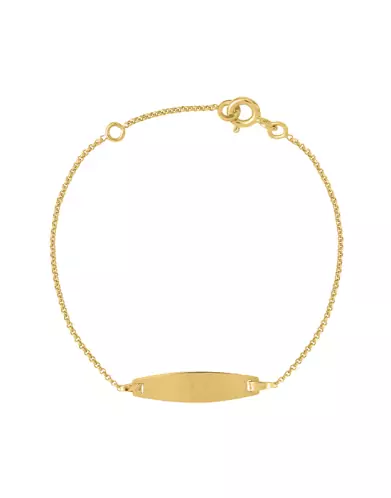Gourmette Bébé Maille Jaseron