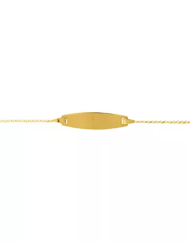 Gourmette Bébé Maille Jaseron