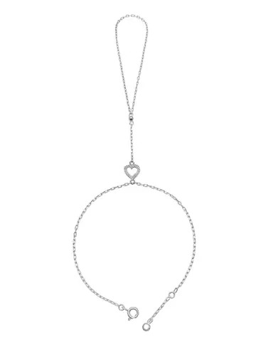 Chaîne de main Sorcière Petit Coeur en Or