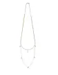 Collier Double Rang et Grelots en Or Jaune 18K et Cœur de Nacre