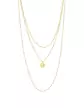 Collier Multirang Étoile Ascendance Ajourée et Chaînes en Or