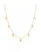 Collier 7 Pampilles filigranes Or jaune