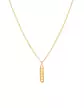 Collier Barre Filigrane Boules Or jaune